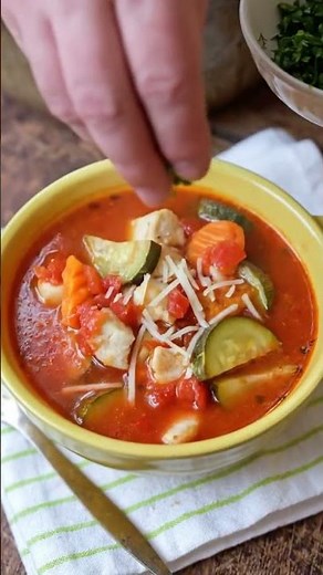 Italian chicken soup video