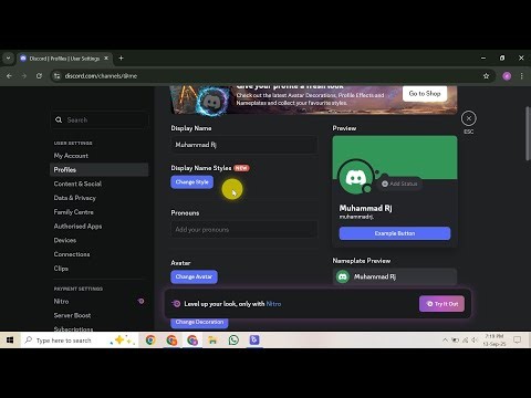 How To Add Information To Your Discord Profile