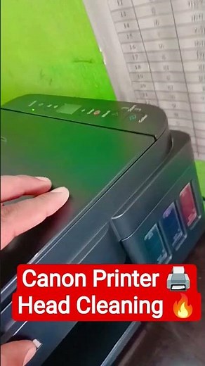 Canon Printer Head Cleaning 🔥#canon #canonprinter #computer #printer #youtubeshorts #shortvideo