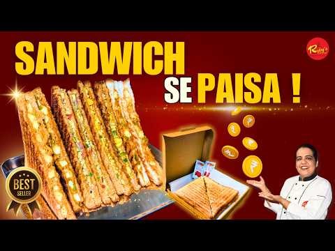 Bestselling Grilled Sandwich Workshop | 3 Cheese + 3 No Cheese Sandwiches with Costing and Packing