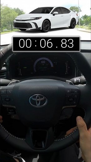 2025 Toyota Camry XSE vs SE 0-60 Test | 2.5L 4cyl hybrid | ECVT | FWD | 225 hp | 48/47 mpg #toyota