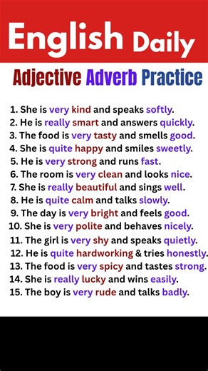 Adjective vs Adverb battle | Learn English grammar ✨