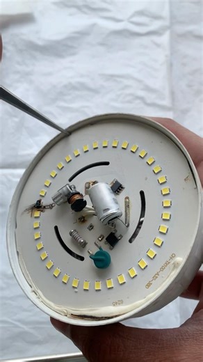LED Bulb Repair Trick | 30W LED Chip Replace & Old Chip Use as Heatsink