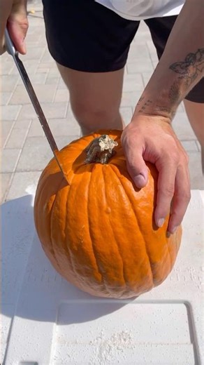 Making DIY Explosive Pumpkin Experiment 😱🎃