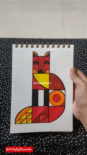 Cute Fox Drawing 🦊 | Simple & Satisfying Sketch Tutorial ✨ #art #drawing #fox #animals