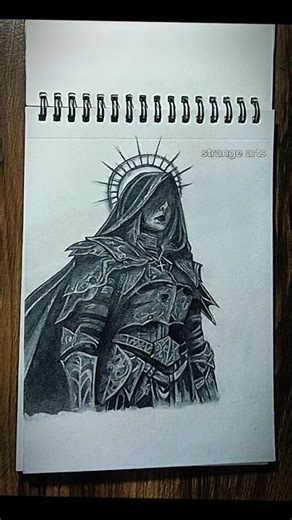 " This sketch turns into Saint Cassia'' 👀😱#shorts #viral #drawing #art