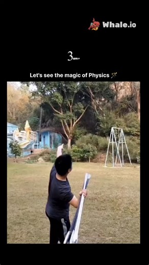 3am____friendd | Ever watched a moment that makes your brain whisper, “Wait… how did that happen?” This clip is one of those beautiful physics pranks where... | Instagram