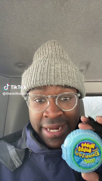 Hubba Bubba Bubble Tape Challenge: Blue Raspberry Sour