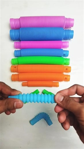 Relaxing Voicing Crunchy of POP Tube | diy #asmr #satisfying #poptubesound #diy #creative #shorts