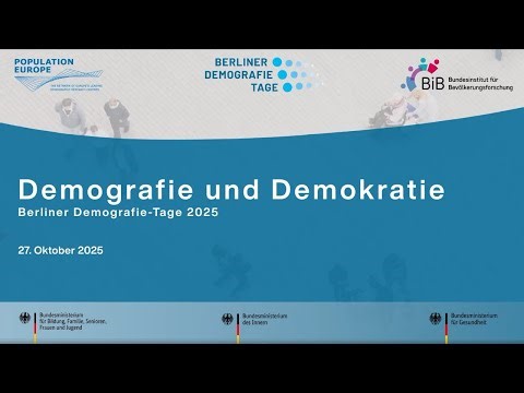 Berliner Demografie-Tage 2025: Podiumsdiskussion