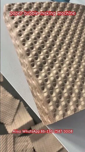 Paper bubble making machine