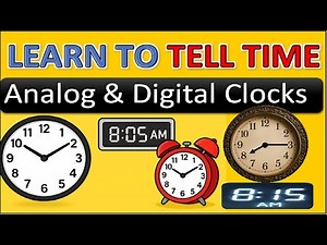 Learn to Tell Time ⏰ | Fun Way to Read Analog & Digital Clocks for Kids