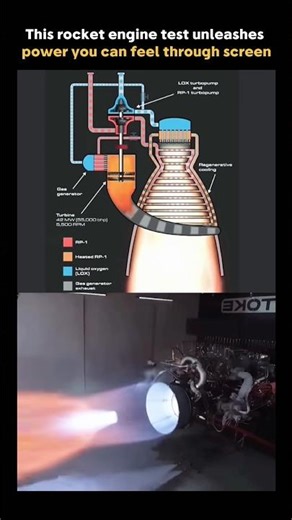 This rocket engine test looks brutal