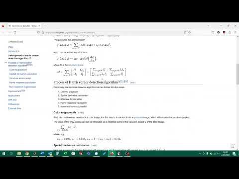 Harris Corner Detection MATLAB