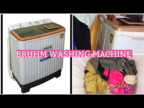 BRUHM TWIN TUB WASHING MACHINE UNBOXING|| Honest Review|| How to use|Prices included!!!