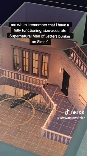 Sims 4 Supernatural Men of Letters Bunker Build