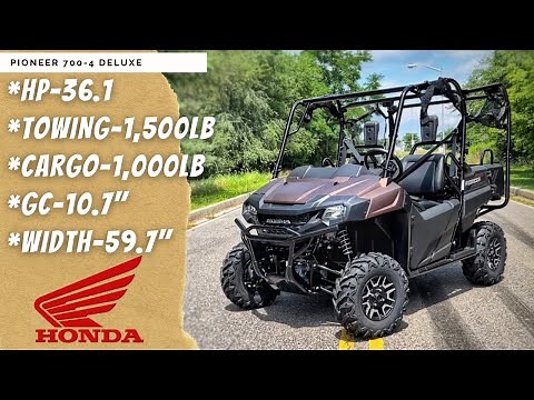 2022 HONDA PIONEER 700-4 DELUXE - FULL WALK AROUND