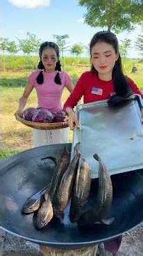 Cooking yummy wash fish deep fried recipe