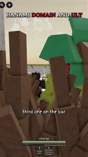 NEW HANAMI DOMAIN AND ULT IN NEW JUJUTSU SHENANIGANS UPDATE #jjs #roblox