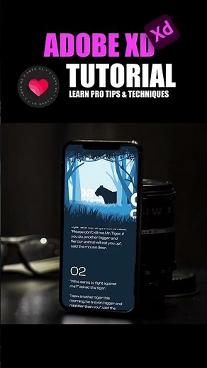Mobile app parallax interaction using Adobe xd 2023