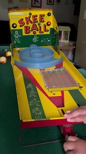 Vintage 1950s Marx & Co. Htin‑litho Tabletop Skee Ball – Metal Arcade Game - Etsy