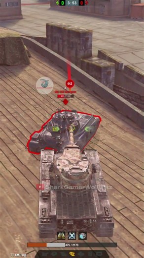 Conqueror vs Object 752 #wotblitz #shorts