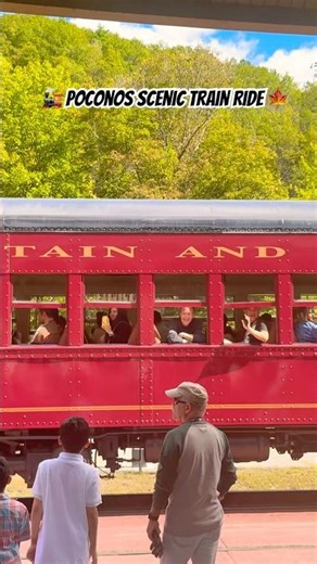 🚂 Poconos Scenic Train Ride 🍁 | Breathtaking Mountain Views & Fall Colors 🌲
