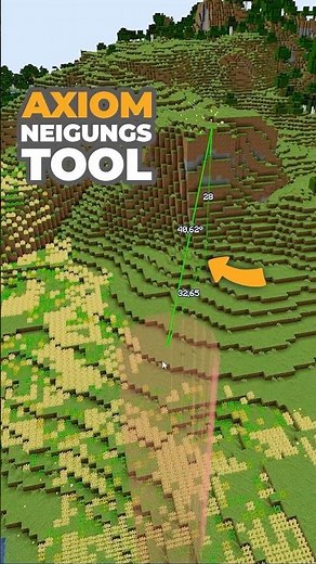 Axiom Slope Tool ⛰️ #minecraft #minecraftbuilding
