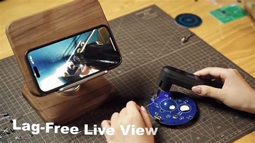 D01：Visual Soldering Iron See Clearly Solder Precisely. by Fusion Lab