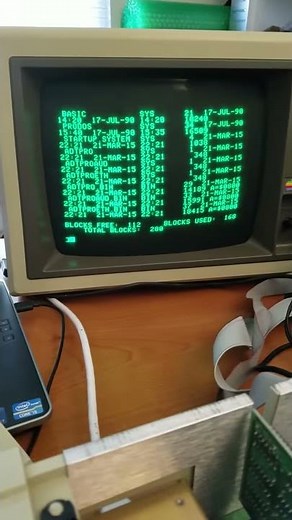 MCL65 6502 FPGA core running ProDOS on Apple II+