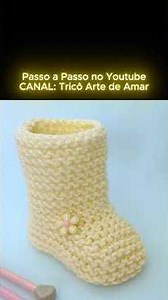 STEP-BY-STEP of this beautiful and easy baby bootie #knittingartofloving #babybooties #knitting