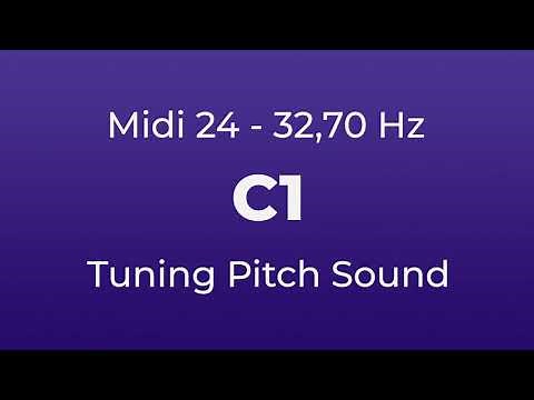 C1 Tuning Pitch | 32,70 Hz | Midi Key 24