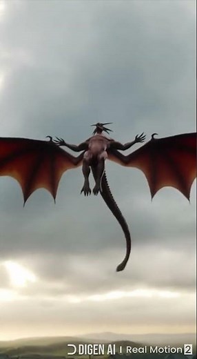 Epic Dragon Transformation: Human Becomes a Dragon and Breathes Fire Over a Fantasy Village