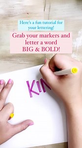 Here’s a fun lettering tutorial! Try it out! | P'zazz Art Studio