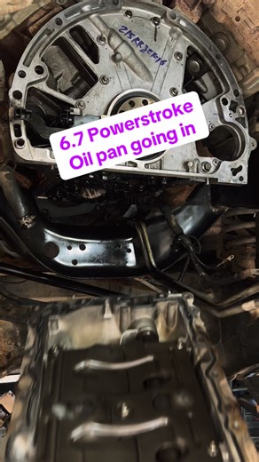 Brody Follis on Instagram: "Ford 6.7 Powerstroke. Upper oil pan going back in! #dieselmechanic #idkwhatimdoing #imback #beef #dieselpower #FordTrucks #ford #powerstrokediesel #powerstroke #dieseltrucks #dieselpower"