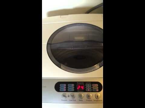 Video review of portable midea 2.1 cu portable washing machine