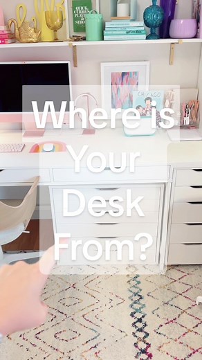 Here is all the information on my craft room/home office desk set up. ...