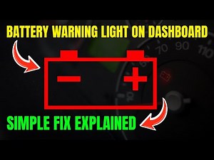 Battery Warning Light On Dashboard — Simple Fix Explained!
