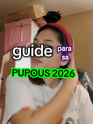 PUPOUS 2026 Application Guide for Students
