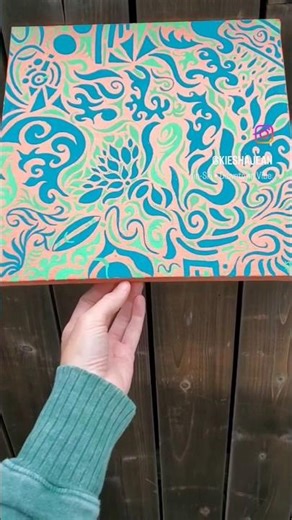 Solar Flare - new acrylic painting