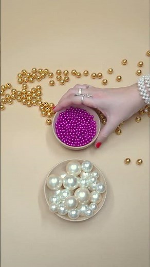 Pearls, Purple and Gold Beads