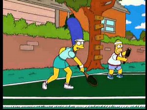 The Simpsons Season 12 Tennis the Menace Video on TV com
