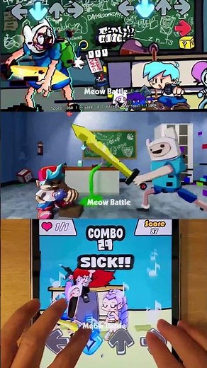 FNF Corrupted Hero - 3D Finn Pibby Animation - Friday Night Funkin' #fnf #shortsviral