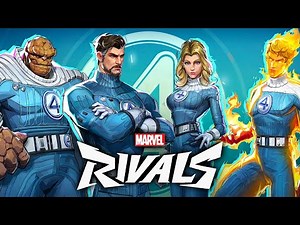 Marvel Rivals - The Fantastic Four First Steps Skins Gameplay Showcase (4K 60FPS)