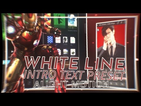 Ae like white text intro Banner in Alight motion (Preset after 50Likes)#alightmotion#viral#edit