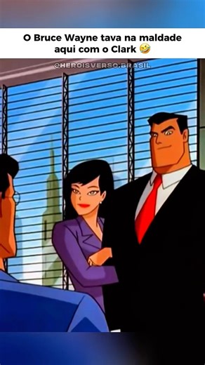 Bruce makes Clark jealous 😅 #batman #superman #dccomics #shorts