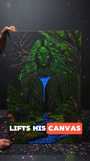 The Magic of Fluid Art  Fluid art transforms ordinary paint into breathtaking masterpieces. With every pour, colors blend and flow to create stunning abstract designs. It’s relaxing, creative, and trending fast among artists and home decor fans alike! Credits :chrisjacoub, /TKTK #fluidart #art #diy #painting #usa | Guppy News | Facebook