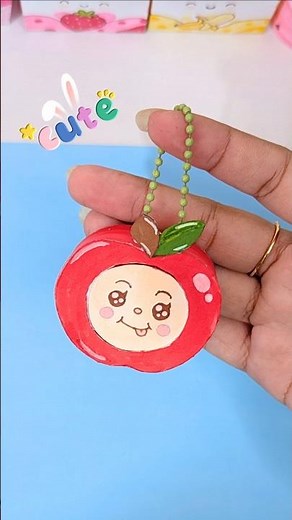 DIY Mini Backpack Keychain #shorts #aklimacraftsandjournals #diy #love #art #papercraft #keychain