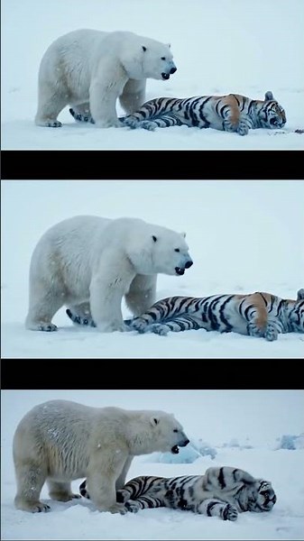 Polar Bear vs Tiger | Epic Winter Battle