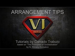 VI Tutorial #4: Combination of strings & winds in unison, by Corrado Trabuio